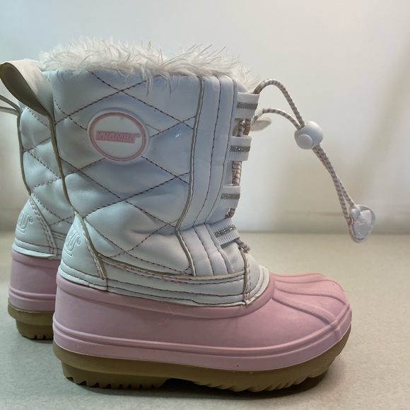 Khombu Girls Snow Boots. Pink. Size 6 - Picture 2 of 7